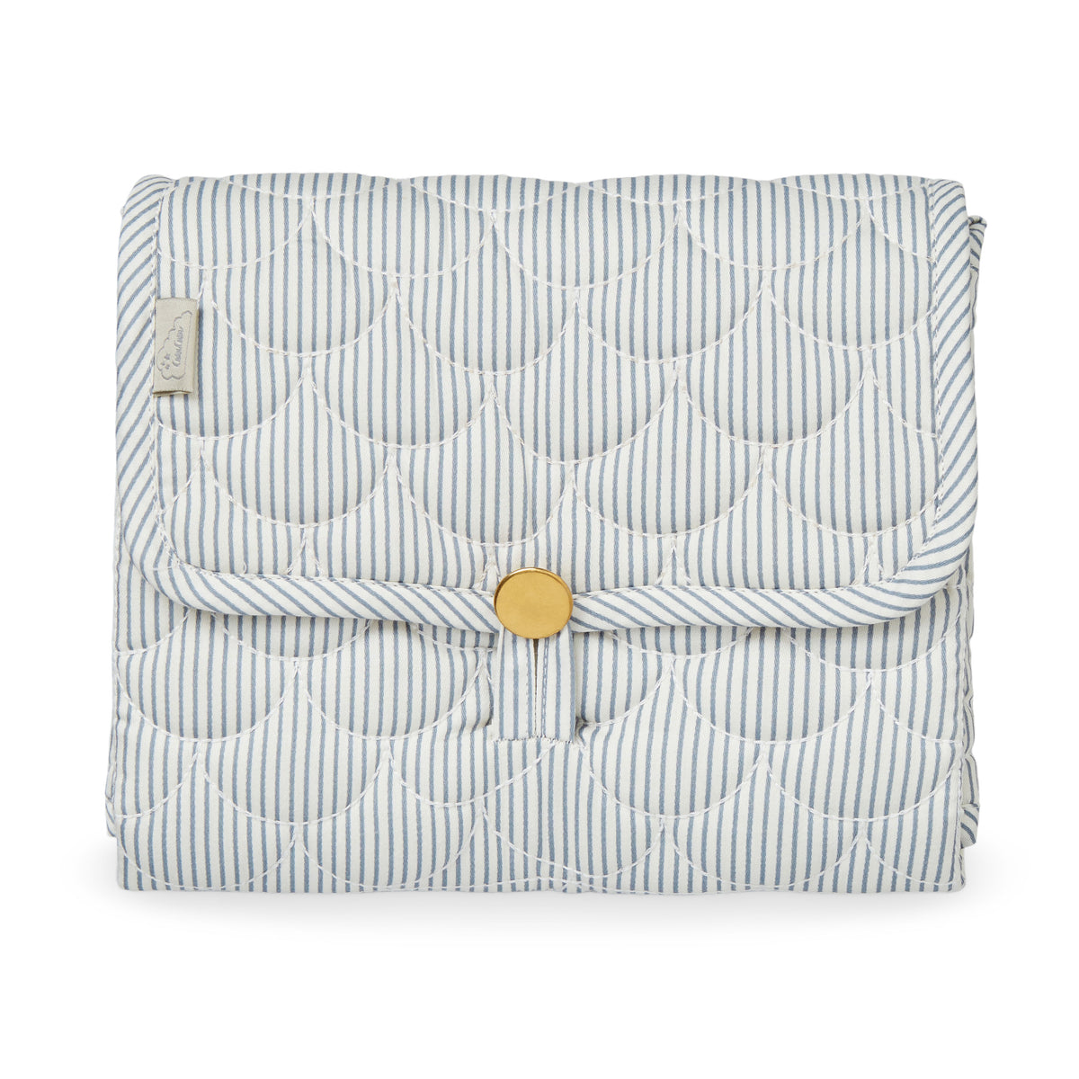 Cam Cam Copenhagen Vystymo kilimėlis "Classic Stripes Blue, Praline"
