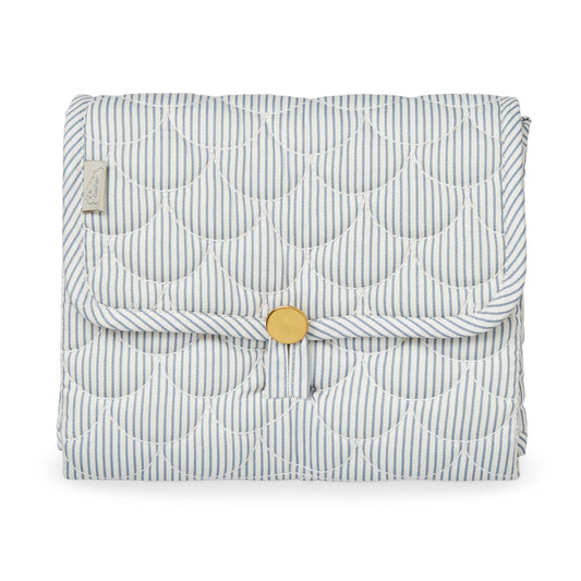 Cam Cam Copenhagen Vystymo kilimėlis "Classic Stripes Blue, Praline"
